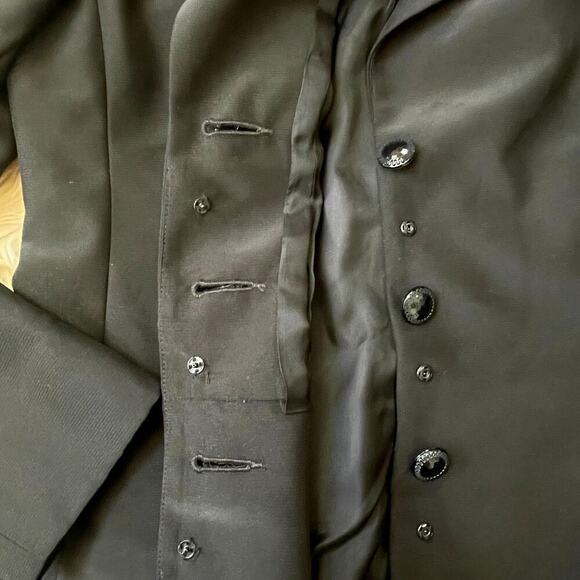 Neiman Marcus Designer Evening Jacket Blazer | Black Tailored, Womens 10, $795 - Picture 5 of 11